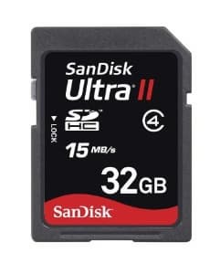 SanDisk доводит объем своих карт SDHC до 32 ГБ